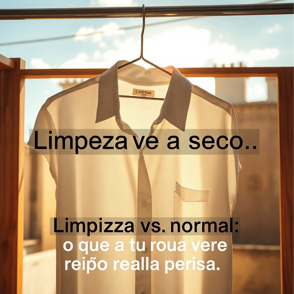 Limpeza a Seco vs Lavagem Normal: Guia de Verão