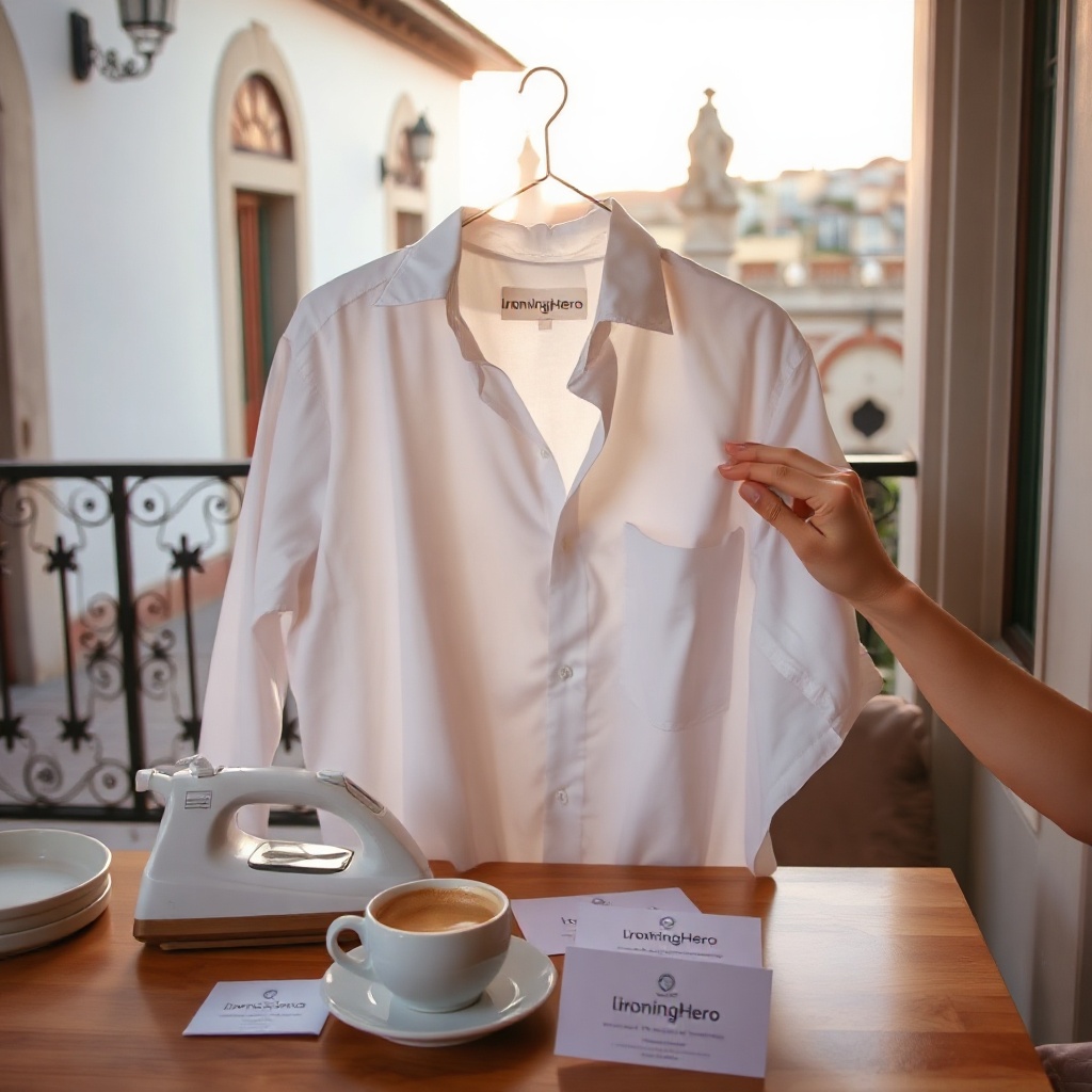 Como um Host de Alfama Salvou o Verão: Serviço de Passar a Ferro B2B em Lisboa